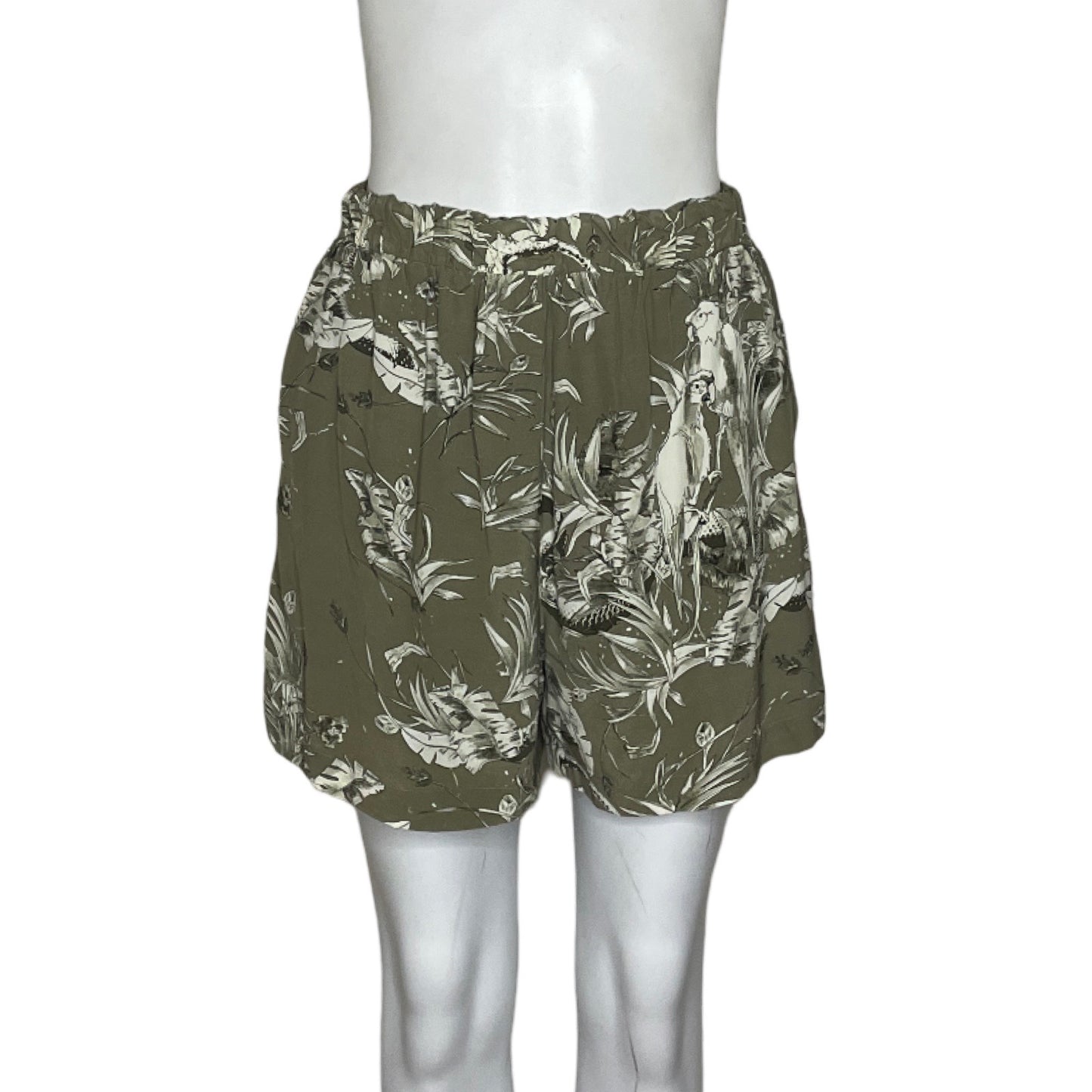 Shorts ANINE BING Short Floral Verde - Talla S