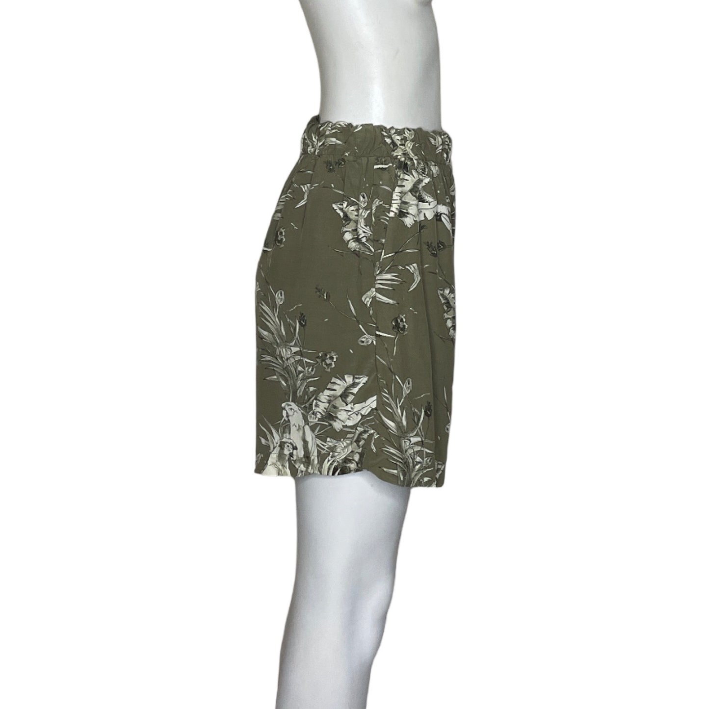 Shorts ANINE BING Short Floral Verde - Talla S