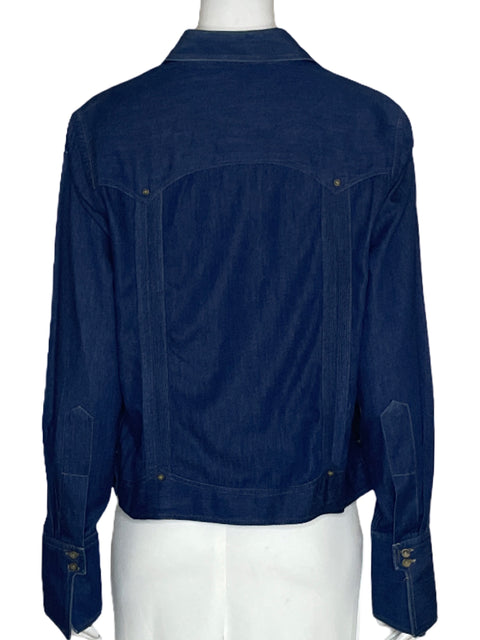 Camisa Panabrisa Clasica Denim Azul-Talla XS