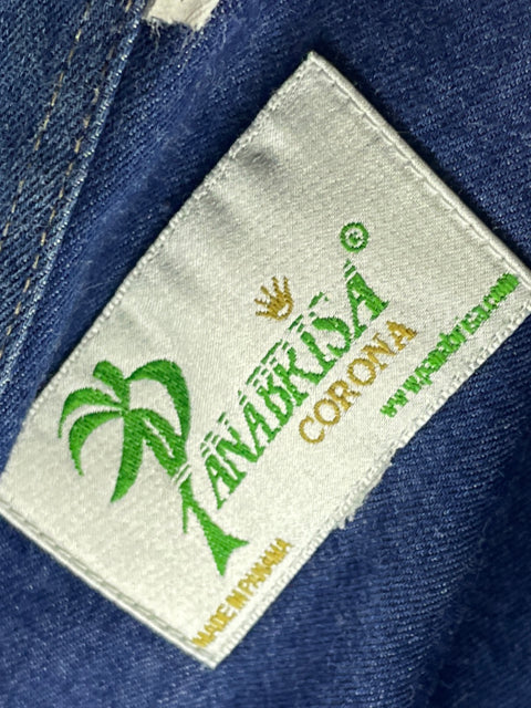 Camisa Panabrisa Clasica Denim Azul-Talla XS