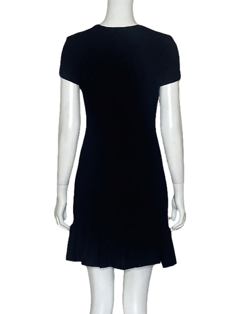 Vestido Michael Kors Mini 
Georgette Fruncido-Talla S