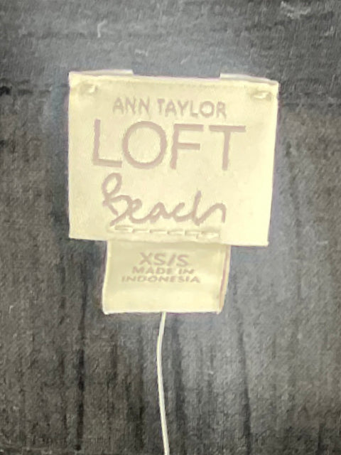 Vestido LOFT Beach Encaje Negro-Talla XS