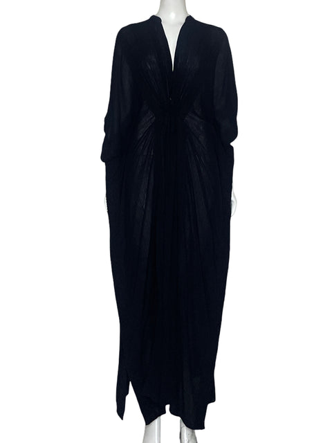 Vestido LOFT Beach Encaje Negro-Talla XS