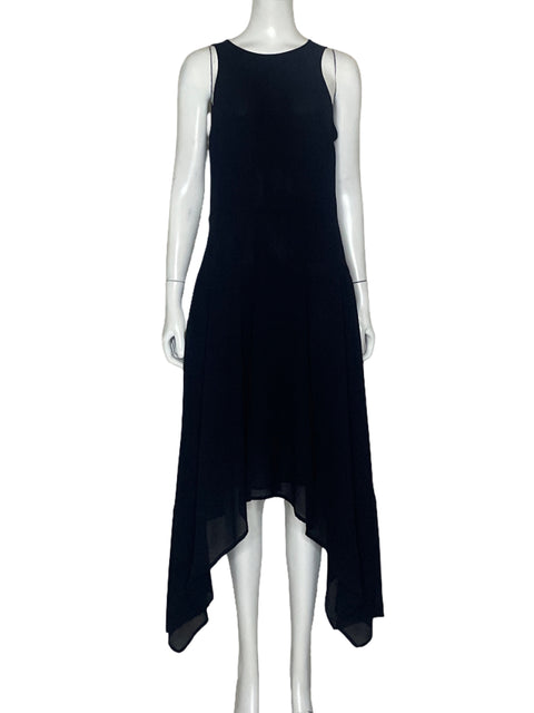 Vestido Michael Kors Asimetrico Negro-Talla 4