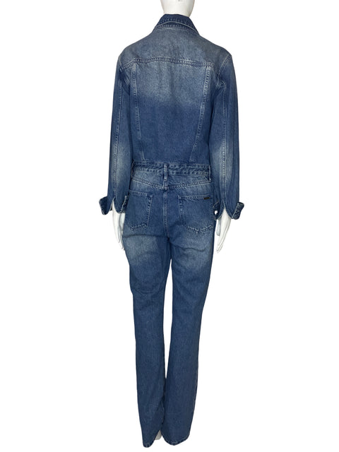 Mono Michael Kors Denim Bolsillo Azul-Talla M