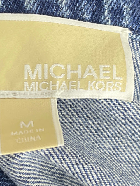 Mono Michael Kors Denim Bolsillo Azul-Talla M