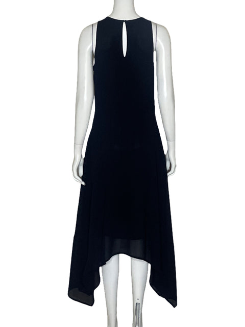 Vestido Michael Kors Asimetrico Negro-Talla 4