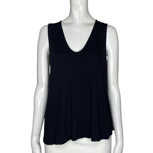 Blusa ANTHROPOLOGIE Fluida Sin Mangas Negro - Talla S