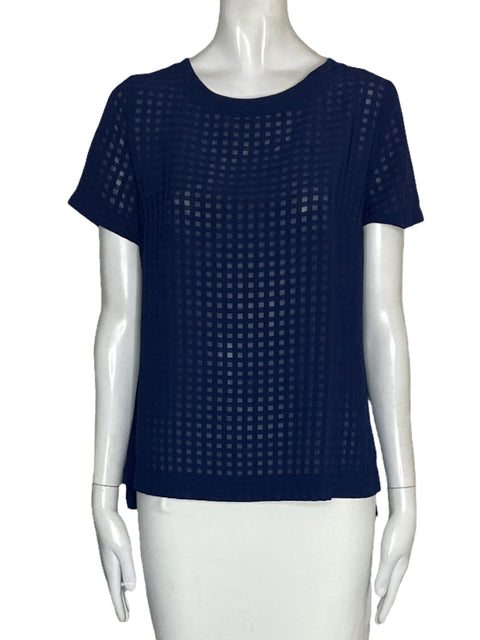 Blusa Dorothy Perkins Cuadro Azul-Talla 6