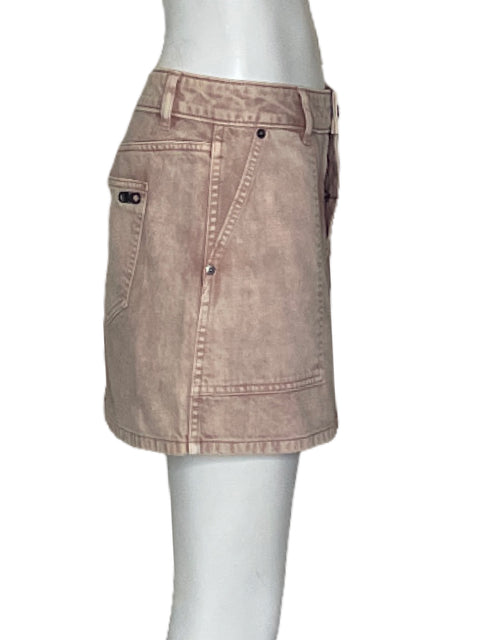 Falda Michael Kors Denim Mini Rosado-Talla 2