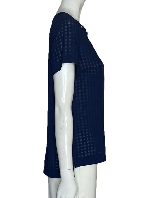 Blusa Dorothy Perkins Cuadro Azul-Talla 6