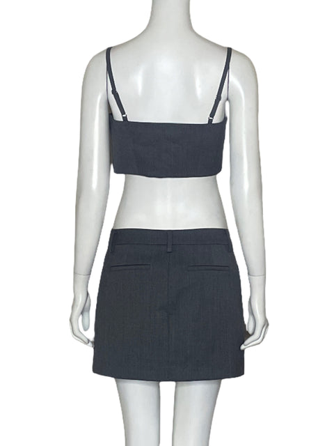 Set Michael Kors Falda+Top Gris-Talla  2