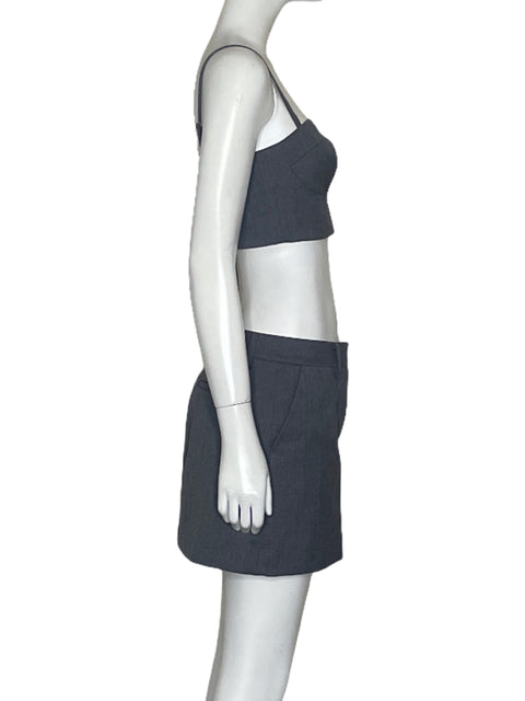 Set Michael Kors Falda+Top Gris-Talla  2