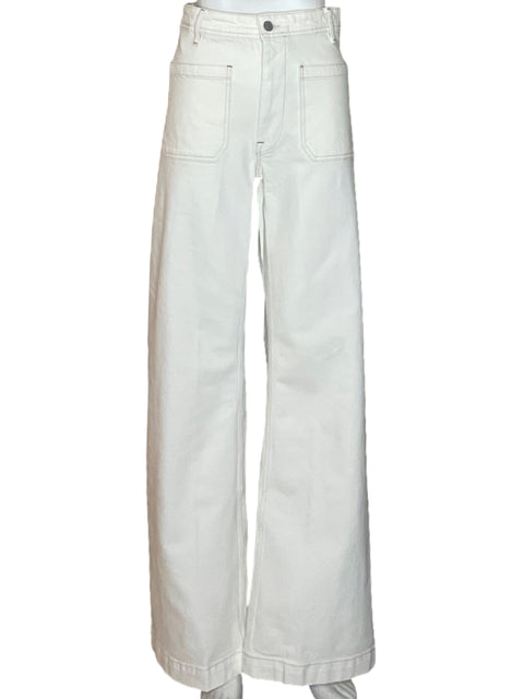 Pantalón Polo Ralph Lauren Basta Ancha Blanco-Talla 26