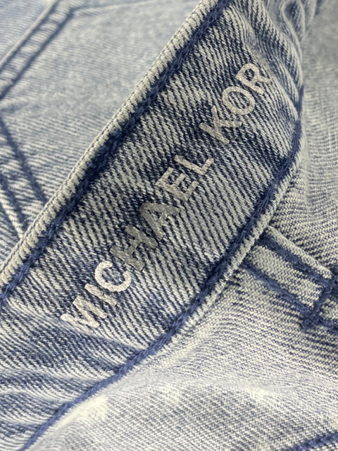 Short Michael Kors Desteñido Boyfriend Azul-Talla 2