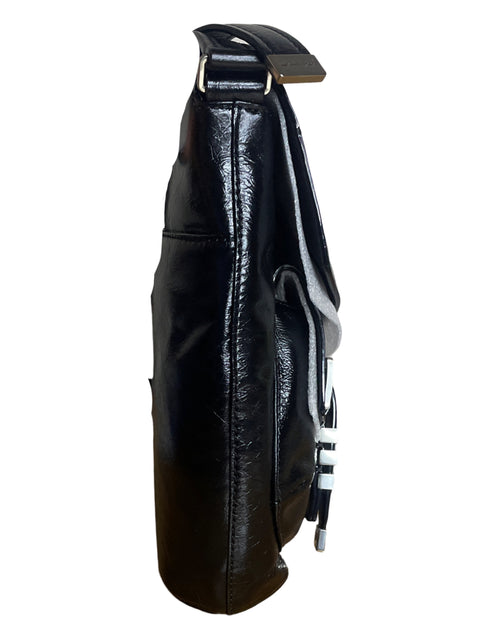 Cartera Michael Kors Darrington Crackled Negro-Talla M