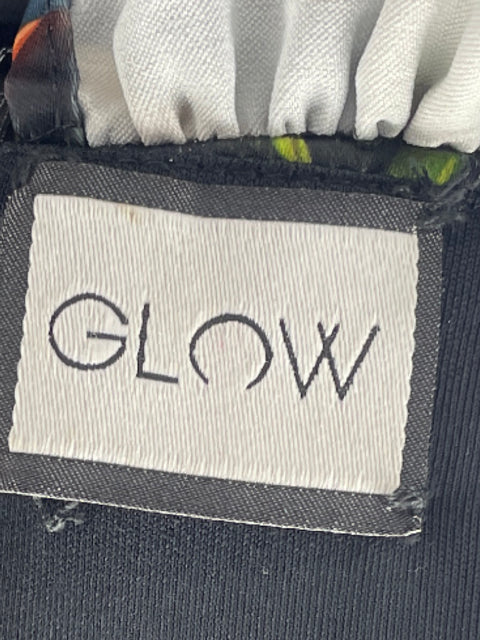 Set Glow Rosas Vuelo Negro-Talla L