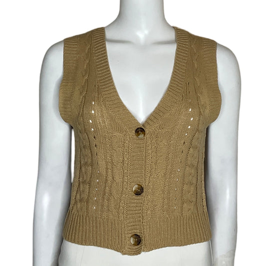 Cárdigan  Iris Botones Beige-Talla M