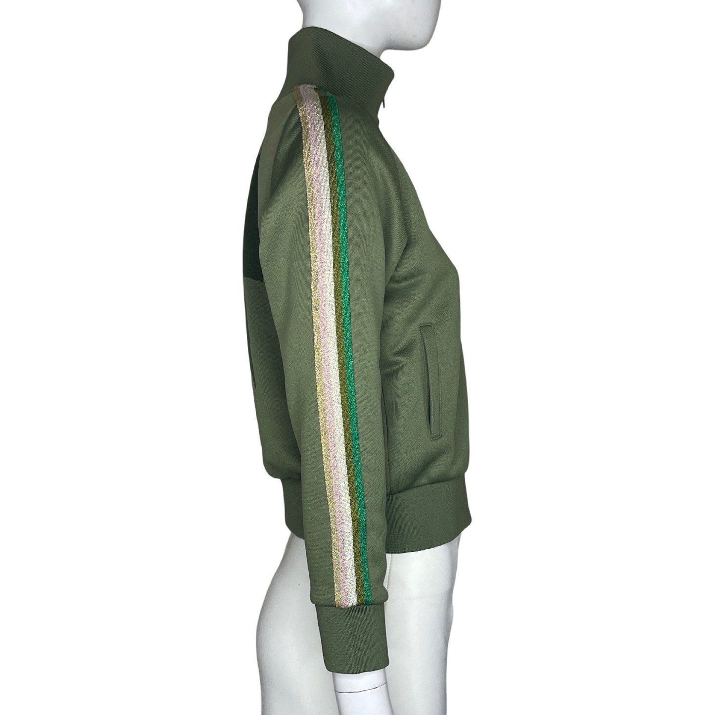 Abrigo ZADIG&VOLTAIRE Rayas Brillante Verde - Talla XS