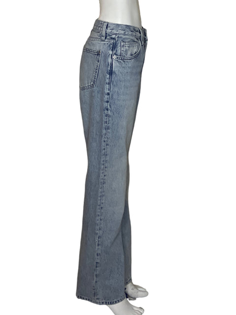 Pantalón Massimo Dutti Recto Jeans Azul-Talla 6