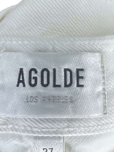 Pantalón Agolde Recto Blanco-Talla 27