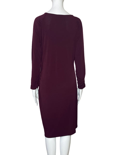 Vestido International Concepts Mangas Cremallera Rojo-Talla L