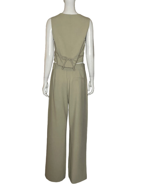 Set Dissh Chaleco+Pantalón Beige-Talla 6