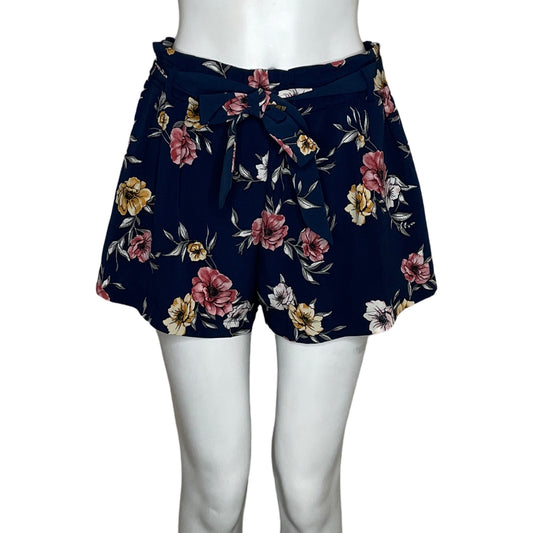 Short Bláshe Floral Paper Bag Azul-Talla S