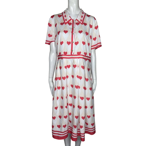 Vestido Tesoro TPS Corazones Beige-Talla XL