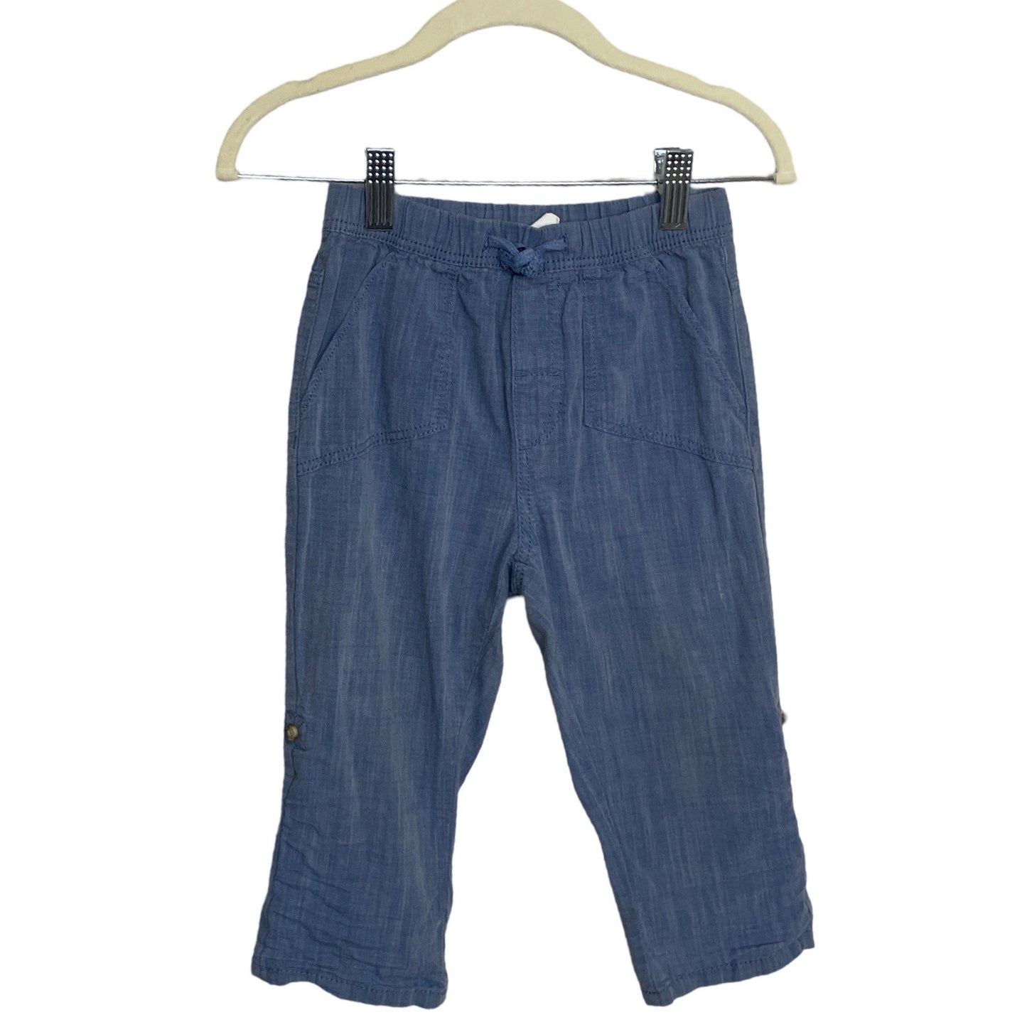 Pantalón H&M Recto Azul-Talla 2-3 Y