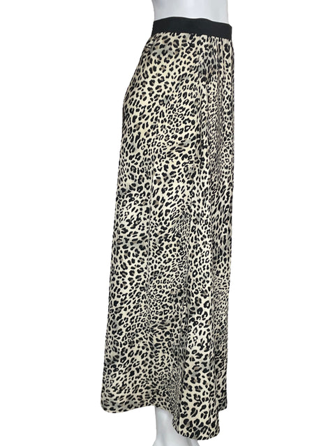 Falda Sofia's Midi Animal Print Beige-Talla M