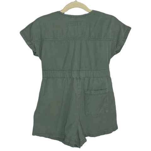 Romper Zara Bolsillos Verde-Talla 4Y