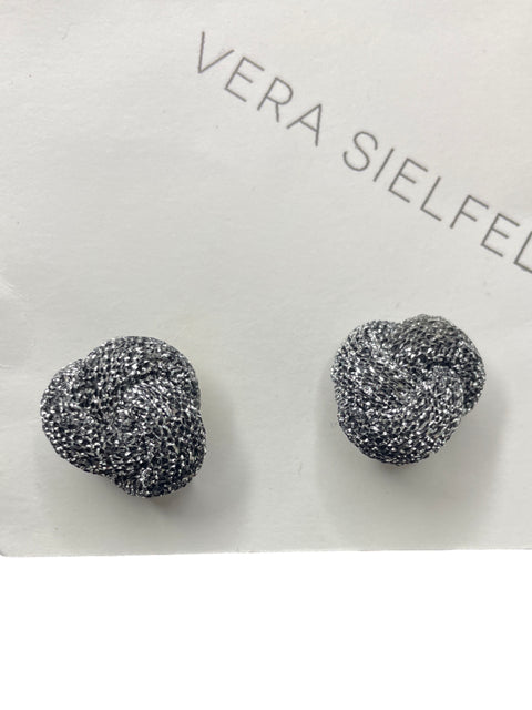 Set Vera Sielfeld Metalizado Trenzado Plateado-Talla U