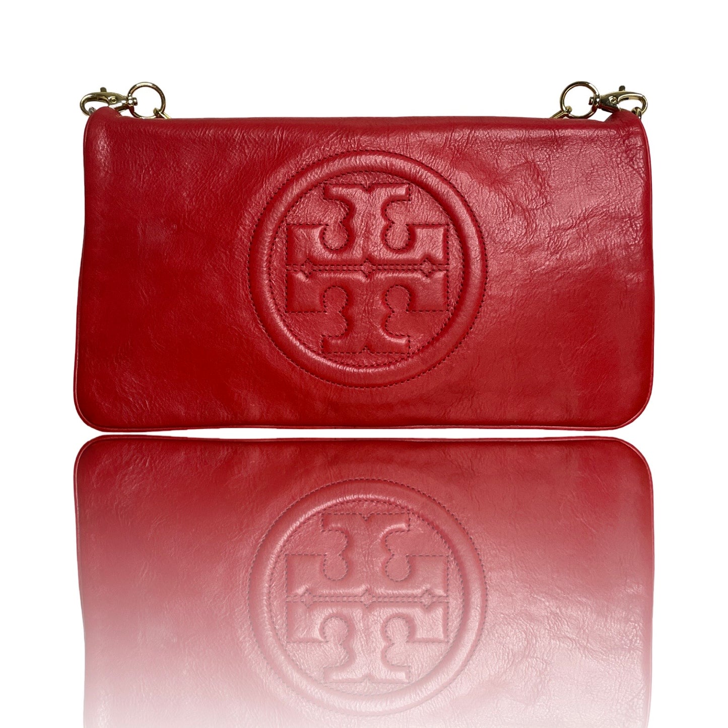 Cartera TORY BURCH Clutch Rojo - Talla M