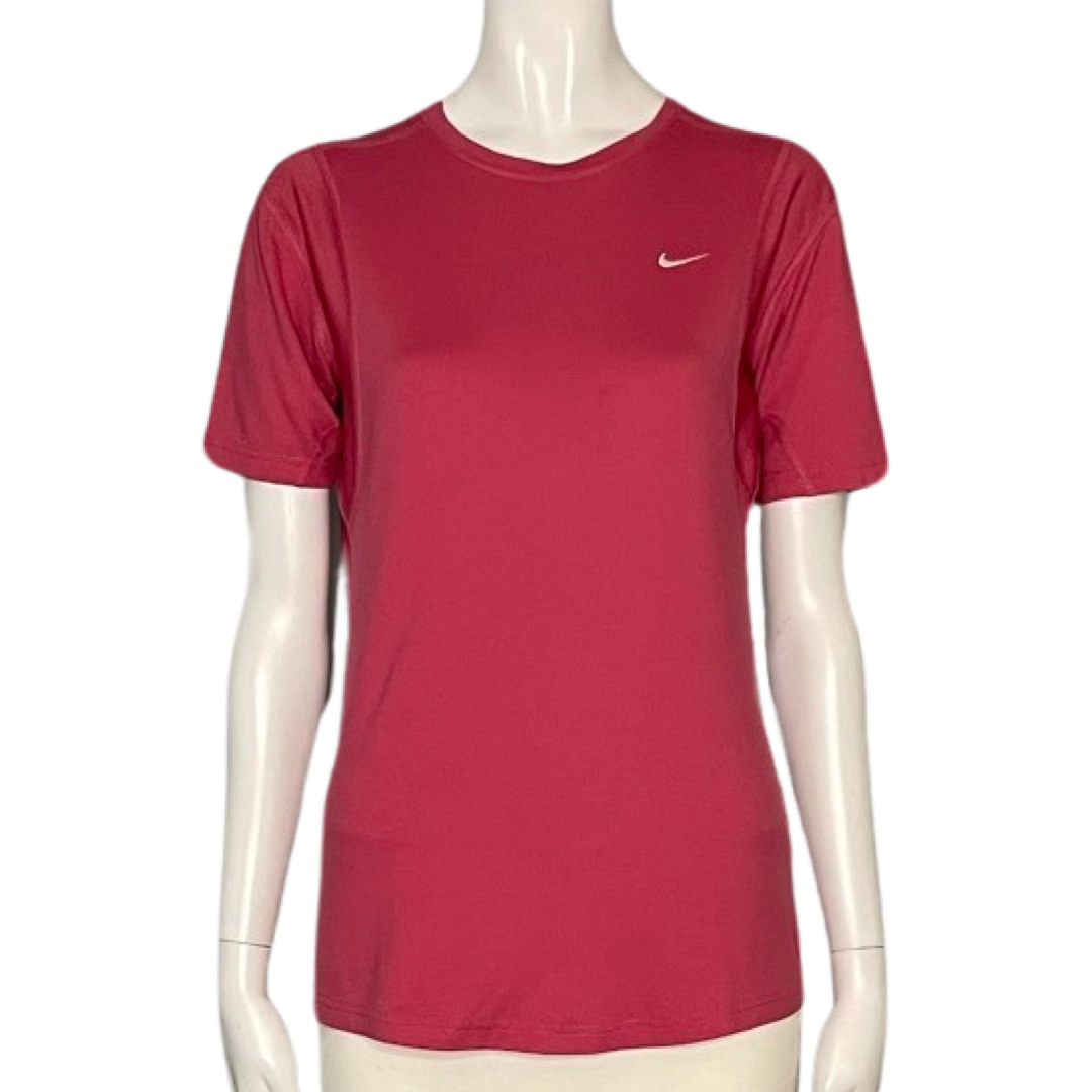 Camiseta Nike Fit Dry Depoertiva Rosado-Talla M