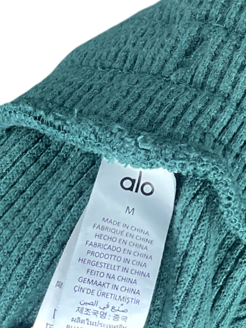 Set Alo Sweater Pantalón Verde-Talla M