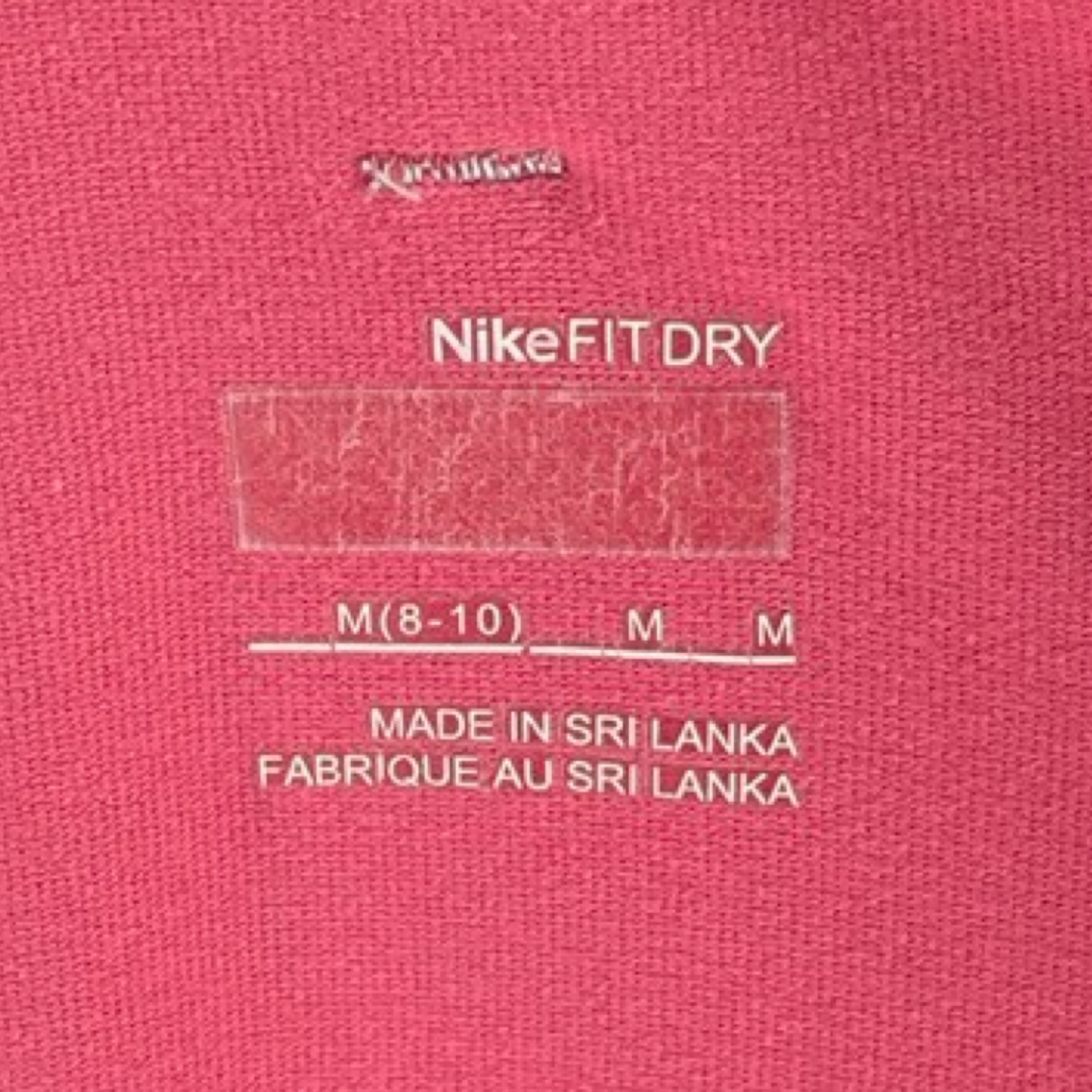 Camiseta Nike Fit Dry Depoertiva Rosado-Talla M