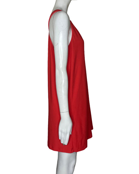 Vestido MNG Tiras Naranjado-Talla 4