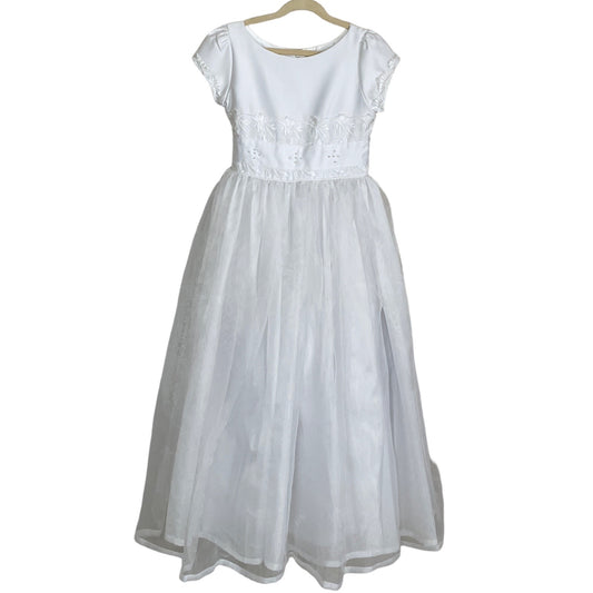 Vestido Tesoro TPS Primera Comunión Blanco-Talla 
10