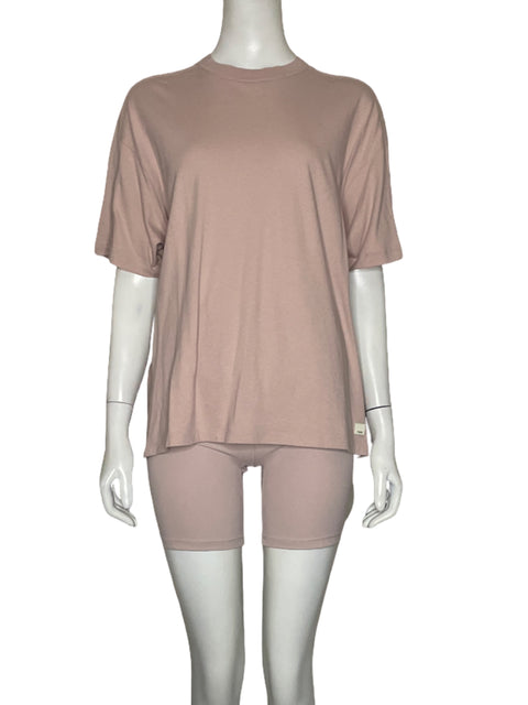 Set Vuori Short+Blusa+Hoodie Rosado-Talla M