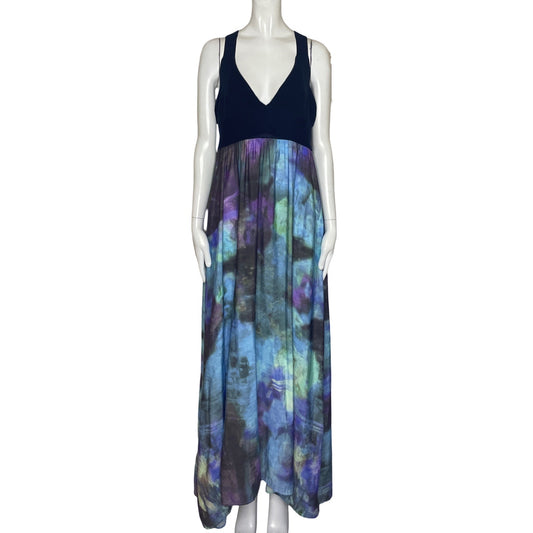 Vestido Anthropologie Sin Mangas Tie Dye Azul - Talla M