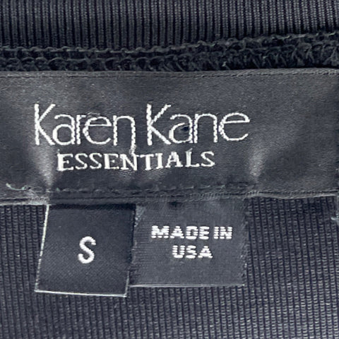 Blusa Karen Kane Cuello Redondo Negro-Talla S