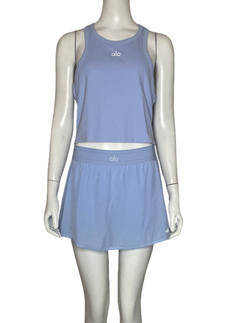 Set Alo Top + Falda Azul - Talla M
