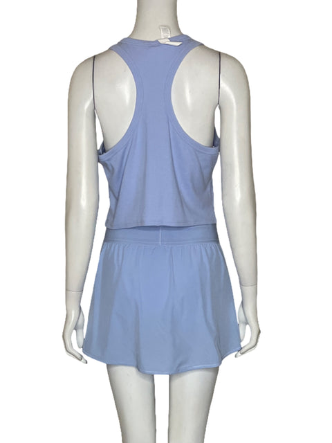 Set Alo Top + Falda Azul - Talla M