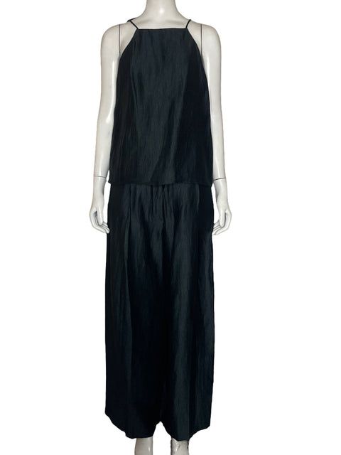 Set Massimo Dutti Blusa + Pantalon Verde - Talla S