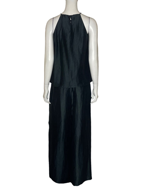 Set Massimo Dutti Blusa + Pantalon Verde - Talla S