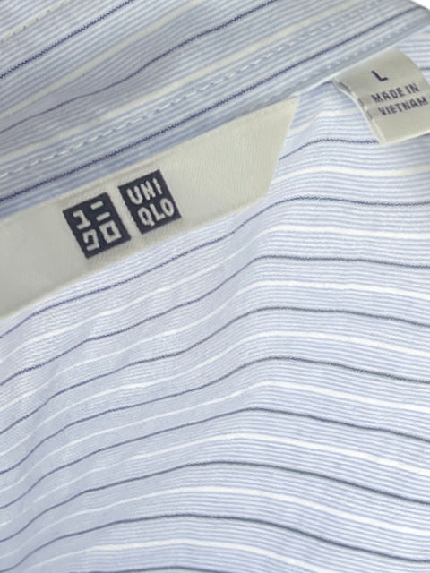 Camisa Uniqlo Rayas Azul - Talla L