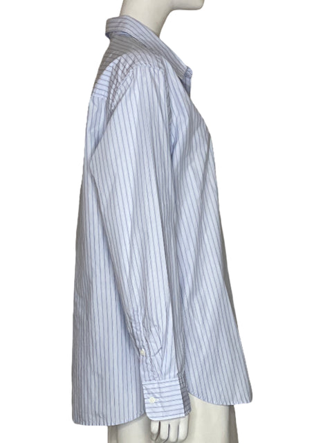 Camisa Uniqlo Rayas Azul - Talla L