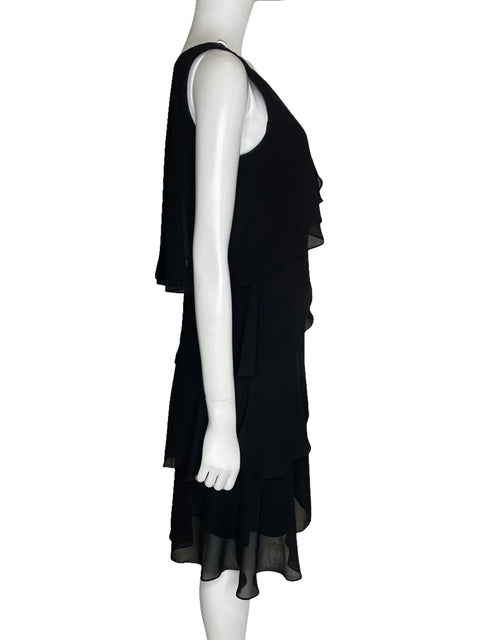 Vestido SLNY Vuelos Mini Negro-Talla 6