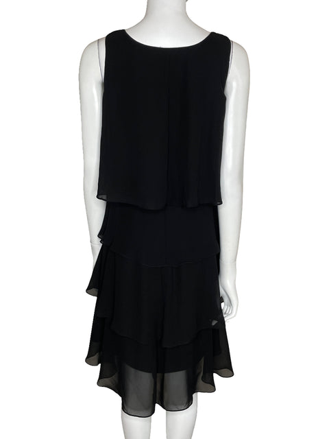 Vestido SLNY Vuelos Mini Negro-Talla 6